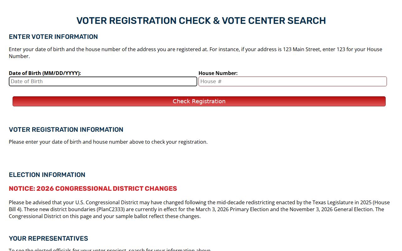 Bexar County residents directory voter registration search