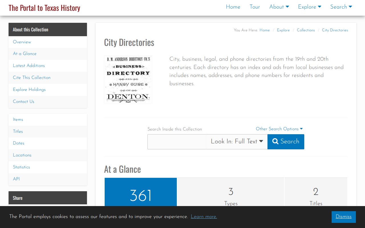 Bexar County city directory collection at UNT Portal to Texas History